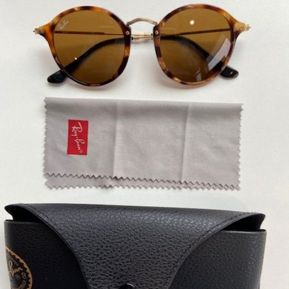 NEW Ray-Ban Round Fleck- Classic B-15+ Tortoise